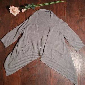 Gap Cashmere Blend Gray Cardigan Sweater, Size Small